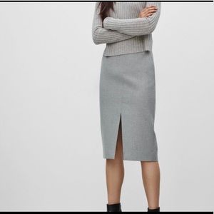 Dark grey Babaton Jax pencil skirt - size 0